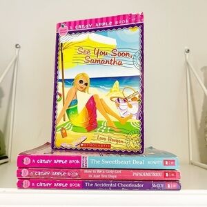 Candy Apple Book lot See You Soon, Samantha The Accidental Cheerleader and more